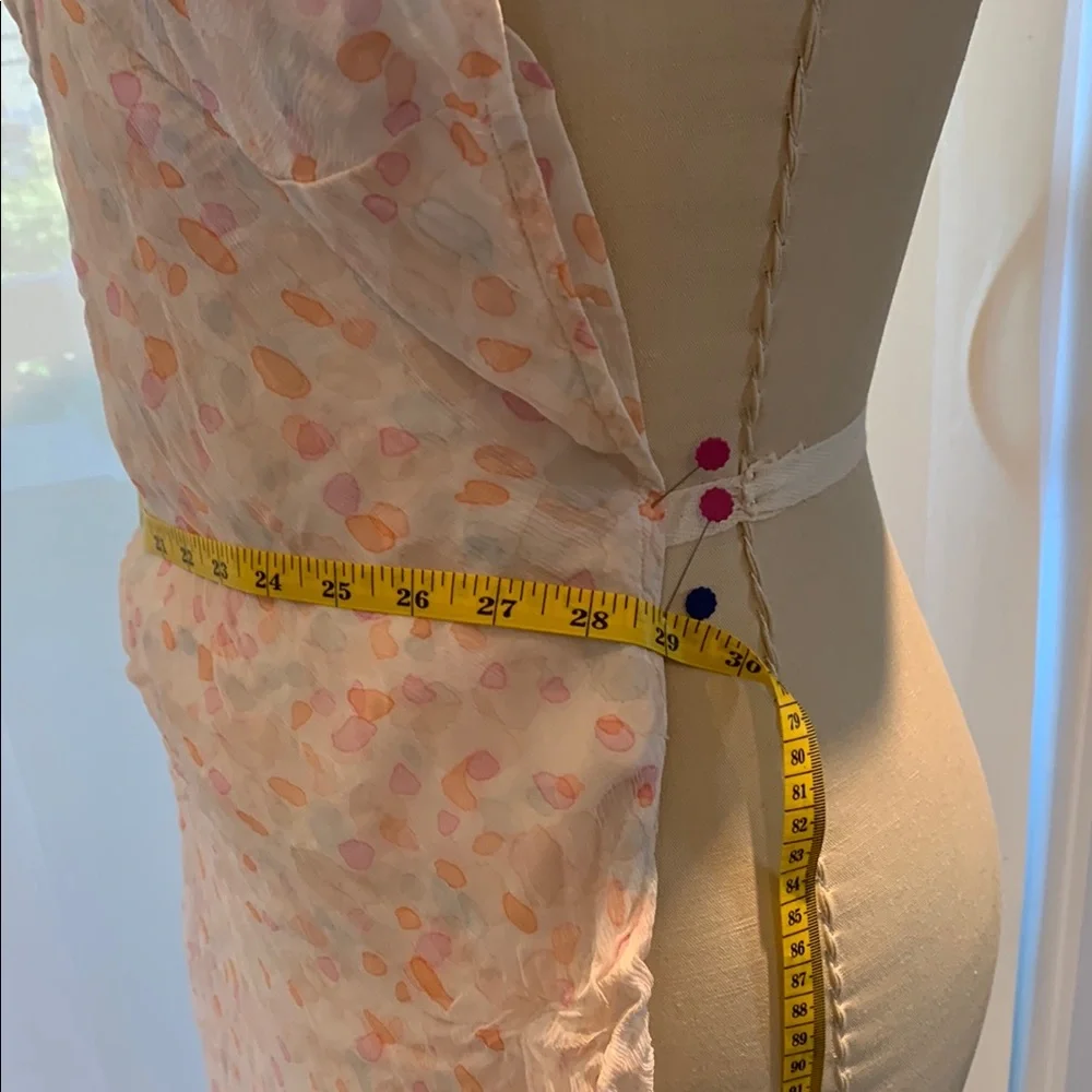 Nougat London 100% Silk Watercolour Dots Patterned Dress - Picture 4 of 16
